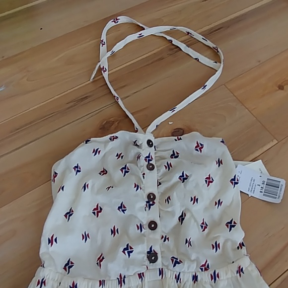 NWT halter tie dress H81 native American print S - Picture 2 of 3